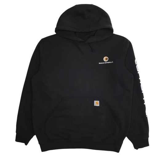 Mens Black Carhartt Hoodie Jumper