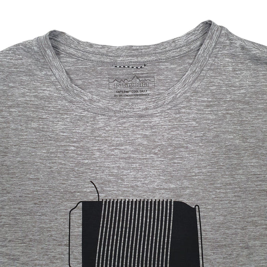 Mens Grey Patagonia Capilene T Shirt