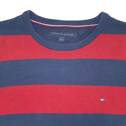 Mens Navy Tommy Hilfiger Crewneck Jumper