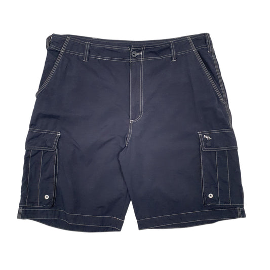 Mens Navy Harley Davidson Cargo Shorts