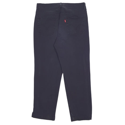 Womens Black Levis Capri Trousers