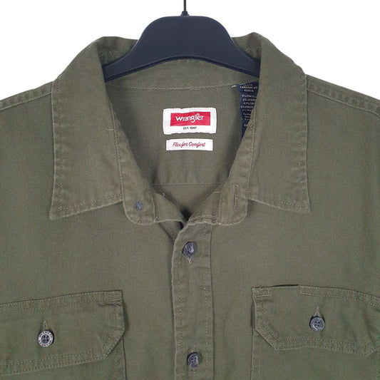 Mens Green Wrangler Shirt