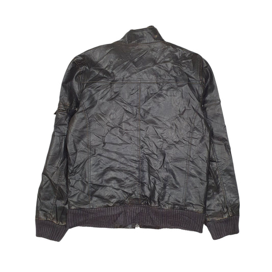 Mens Brown Guess Bomber Coat