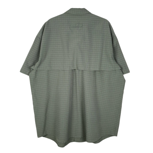 Mens Green L.L.Bean Walking Hiking Shirt