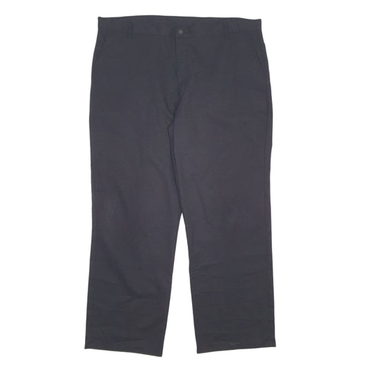 Mens Black Dickies Workwear Chino Trousers
