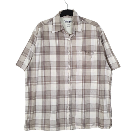 Mens Grey Wrangler Hero Short Sleeve Shirt