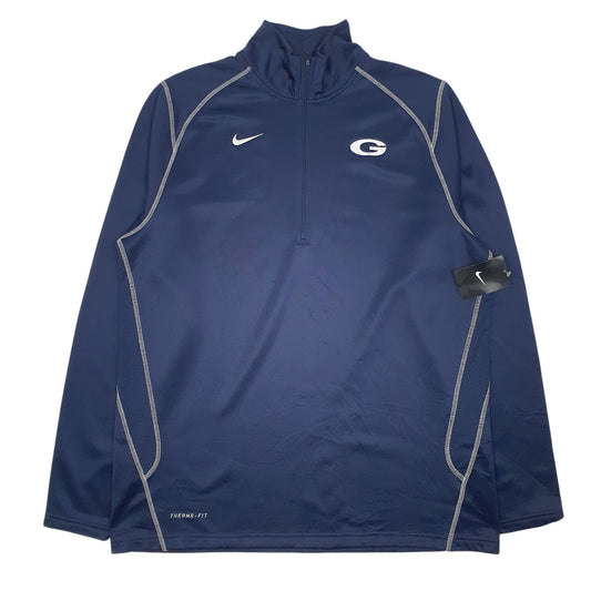 Mens Navy Nike Active Wear Therma-Fit NFL Quarter Zip Jumper