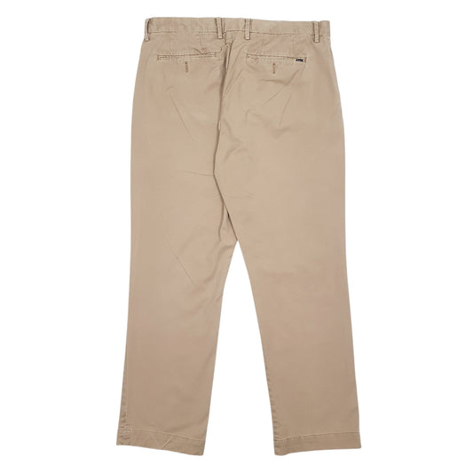 Mens Beige Polo Ralph Lauren Stretch Classic Fit Trousers