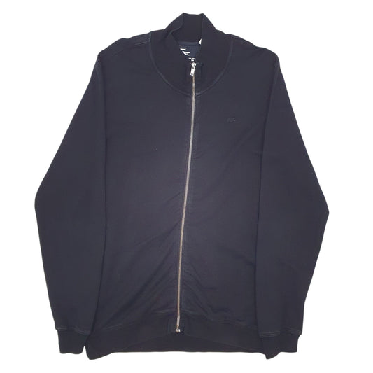 Mens Black Lacoste Full Zip Jumper