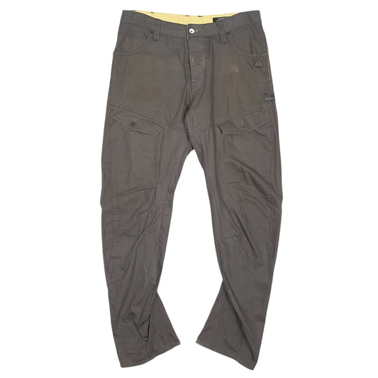 Mens Grey Jack & Jones Dale Feng Twist Cargo Trousers
