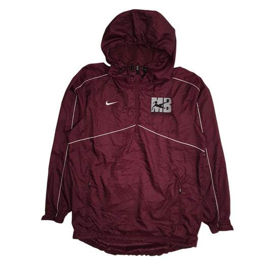 Mens Burgundy Nike MB Bulldogs Coat