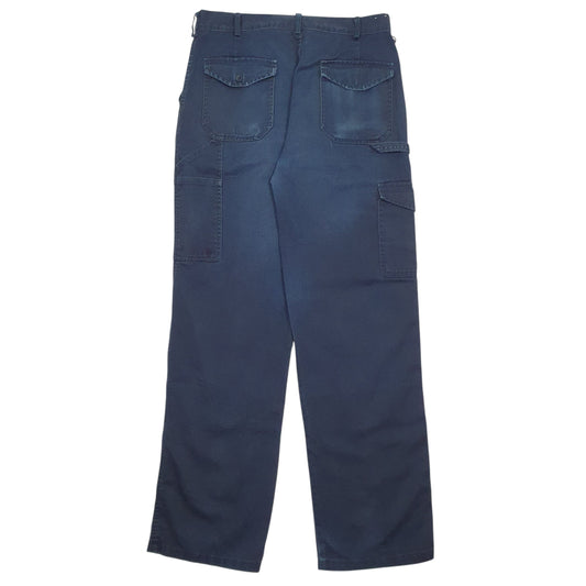 Mens Navy Dickies Workwear Trousers