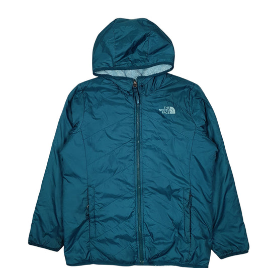 Womens Blue The North Face Fleece Lined Coat