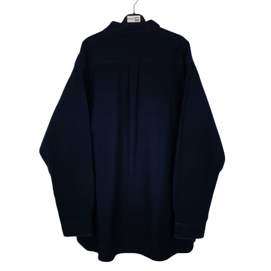 Mens Navy L.L.Bean Chamois Shirt