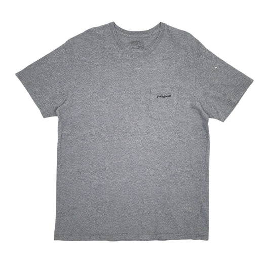 Mens Grey Patagonia Short Sleeve T Shirt