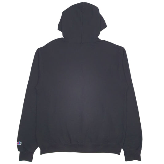 Mens Black Champion Stonehill College Hoodie Jumper