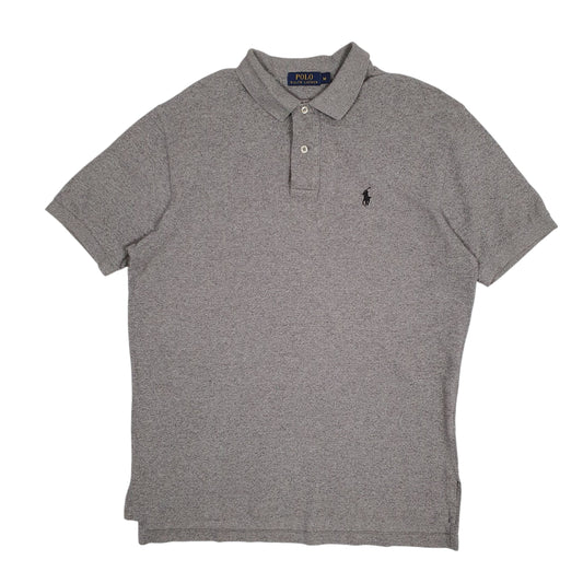 Mens Grey Polo Ralph Lauren Short Sleeve Polo Shirt