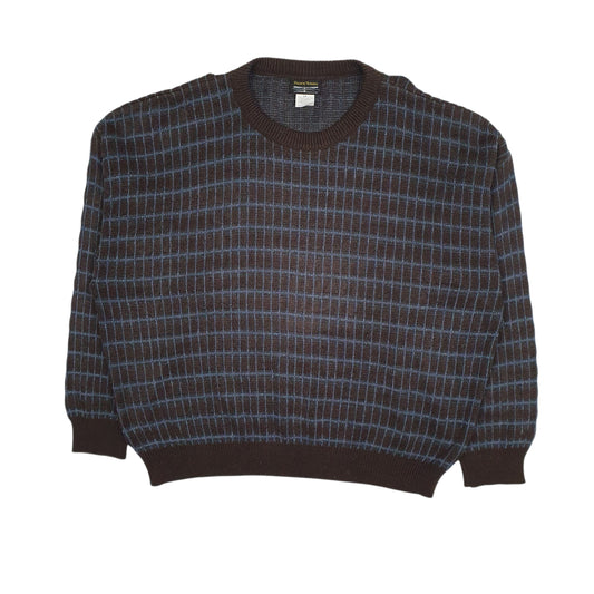 Mens Brown Pacific Winds Crewneck Jumper