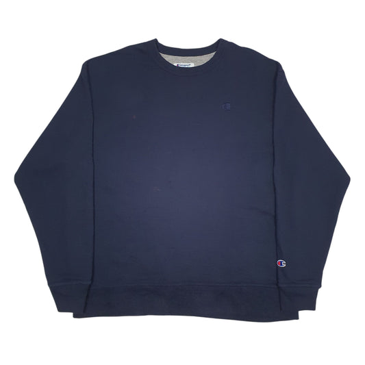 Mens Navy Champion Crewneck Jumper