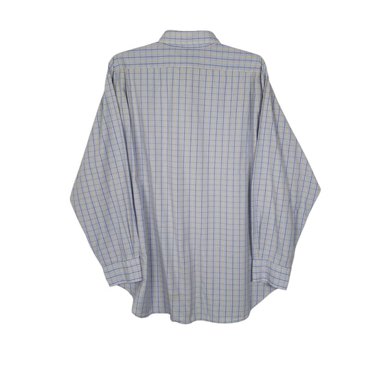 Mens Blue Polo Ralph Lauren Vintage 90s Phillip Shirt