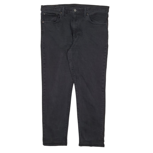 Mens Black Levis Premium Stretch 502 JeansW36 L30