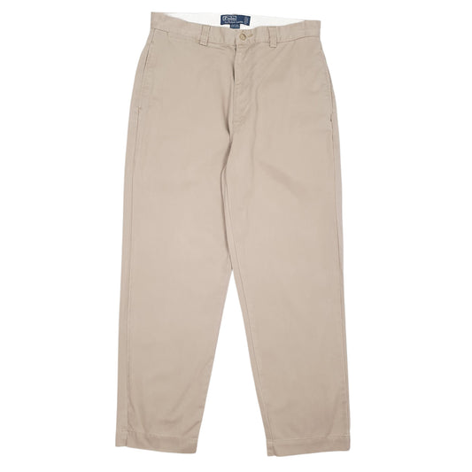 Mens Brown Polo Ralph Lauren Philip Pant 90s Chino Trousers