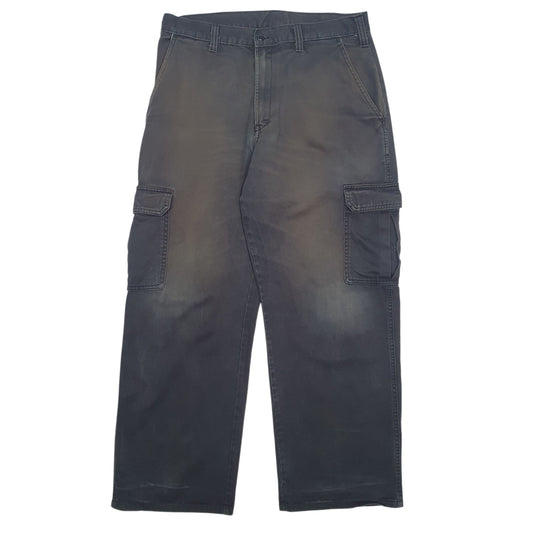 Mens Grey Dickies Workwear Chino Trousers