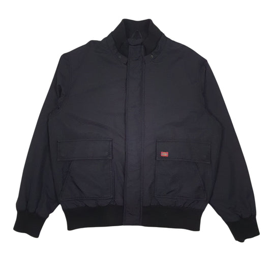 Mens Black Dickies Workwear Coat