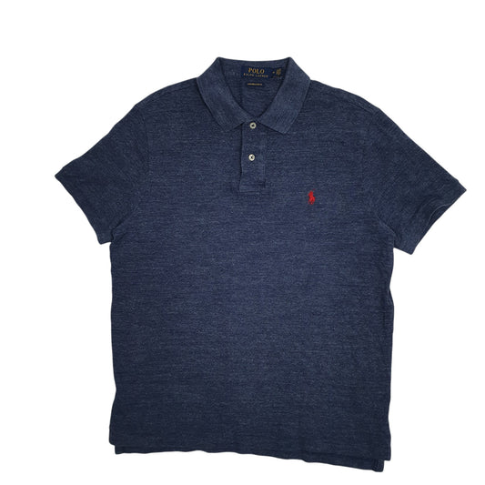 Mens Blue Polo Ralph Lauren Short Sleeve Polo Shirt