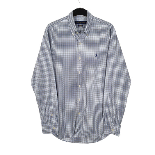 Mens Blue Ralph Lauren Long Sleeve Shirt