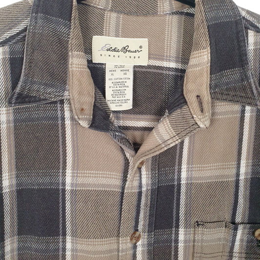 Mens Brown Eddie Bauer Overshirt Shirt