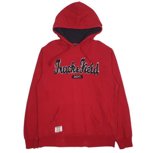 Mens Red Nobo Hoodie Jumper
