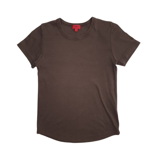 Womens Brown Hugo Boss Short Sleeve T Shirt
