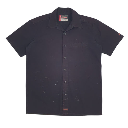 Mens Black Dickies Short Sleeve Shirt