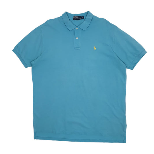 Mens Blue Polo Ralph Lauren Short Sleeve Polo Shirt