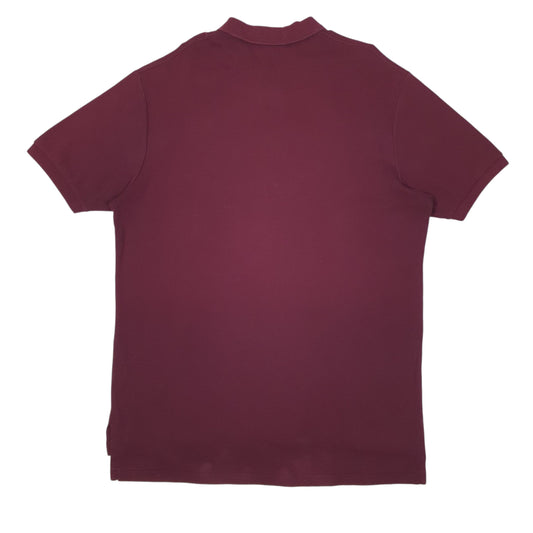 Mens Burgundy Polo Ralph Lauren Polo Shirt