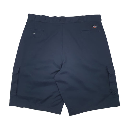 Mens Navy Dickies Hoodie Shorts