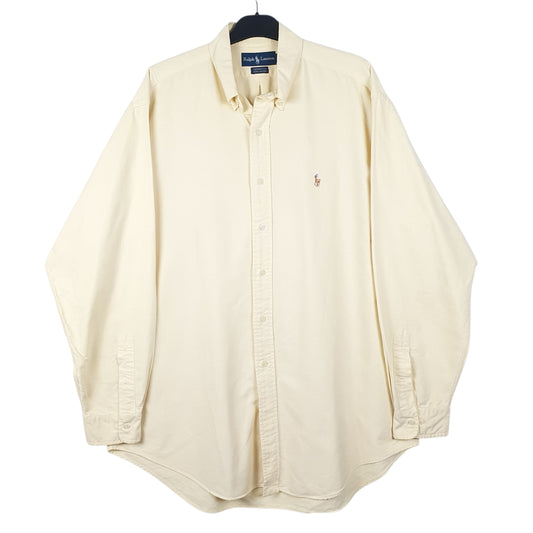 Mens Yellow Ralph Lauren Long Sleeve Shirt