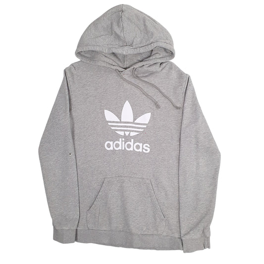 Mens Grey Adidas Hoodie Jumper