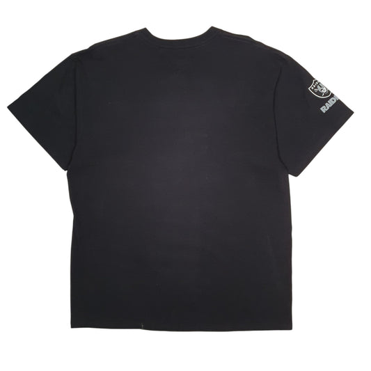 Mens Black NFL Oakland Raiders Football T Shirt