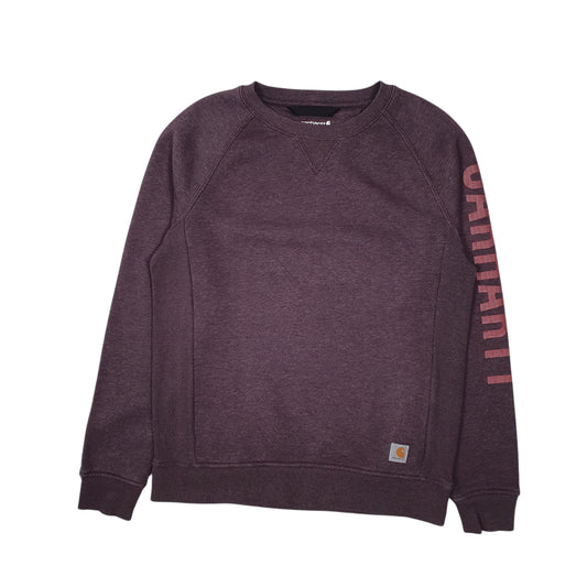 Womens Purple Carhartt Crewneck Jumper