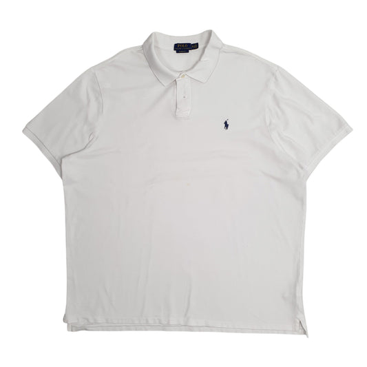 Mens White Polo Ralph Lauren Short Sleeve Polo Shirt
