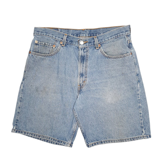 Mens Blue Levis 550 Denim Shorts