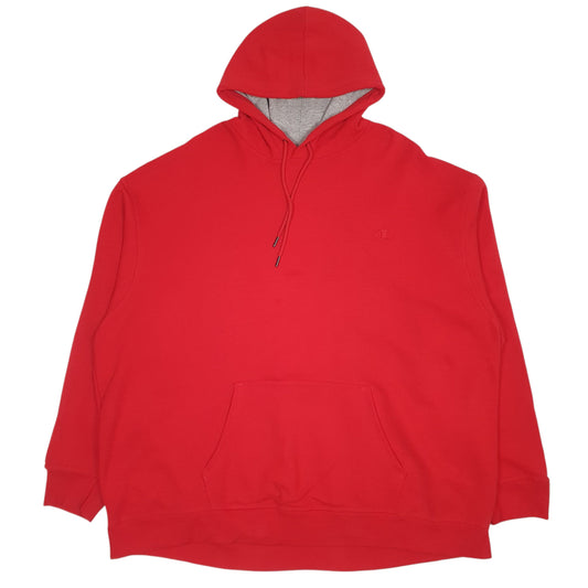 Mens Red Champion Hoodie Jumper