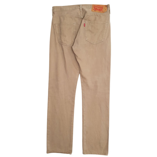 Mens Beige Levis Jeans