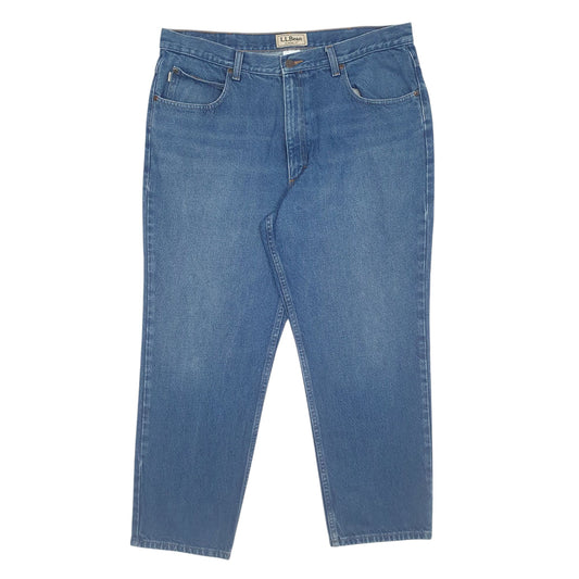 Mens Blue L.L.Bean Classic Fit JeansW38 L28