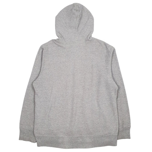 Mens Grey The North Face Spellout Hoodie Jumper