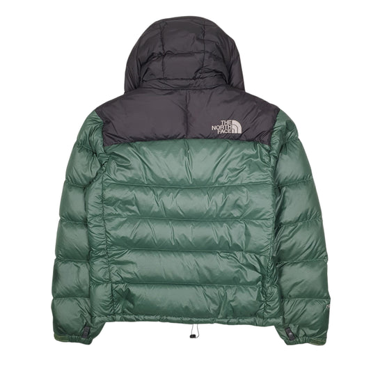 Mens Green The North Face Nuptse Coat