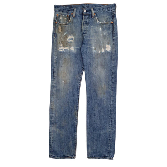 Mens Blue Levis 501 JeansW31 L32