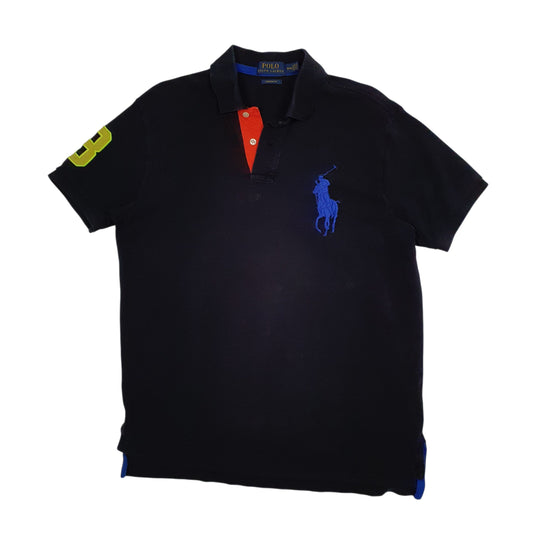 Mens Black Polo Ralph Lauren Short Sleeve Polo Shirt